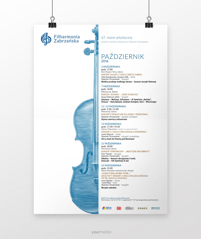 afisz - projekt graficzny