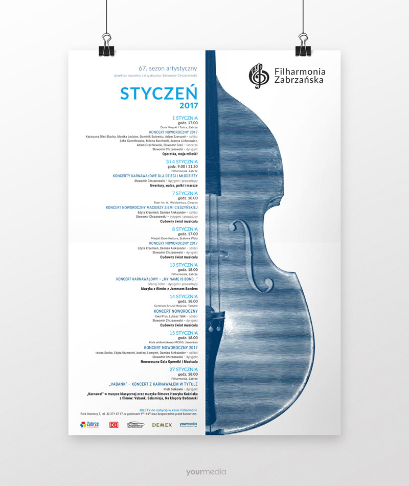 afisz - projekt graficzny