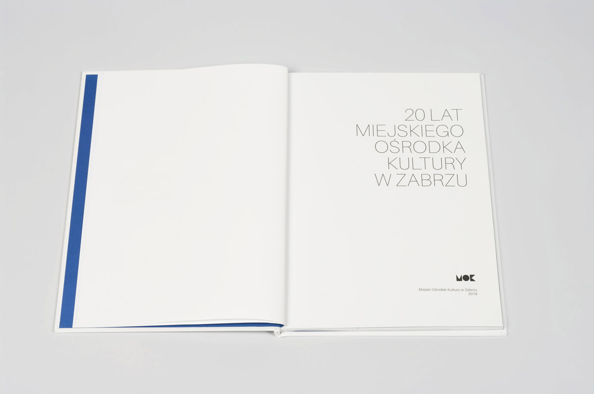 książka - projekt graficzny i druk - MOK Zabrze