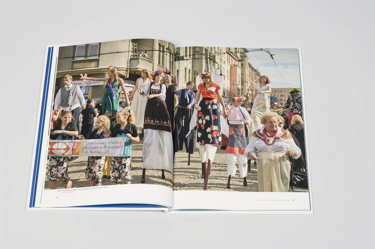 książka - projekt graficzny i druk - MOK Zabrze