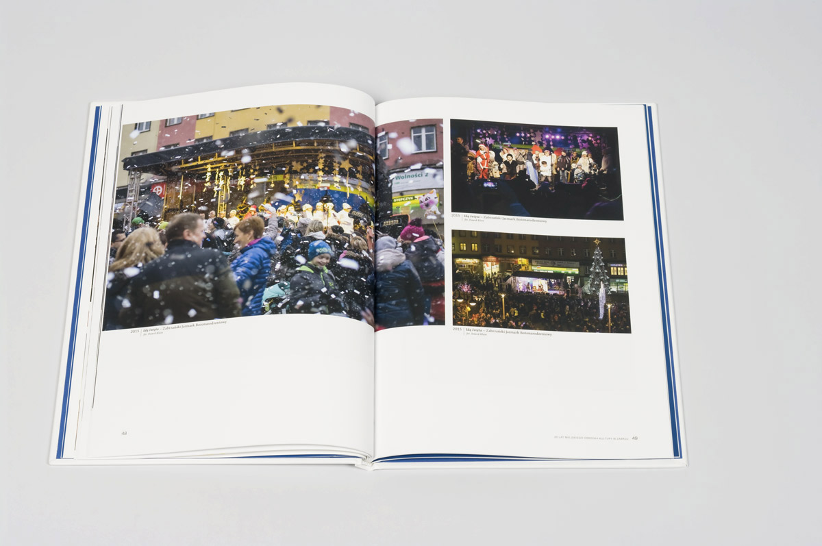 książka - projekt graficzny i druk - MOK Zabrze