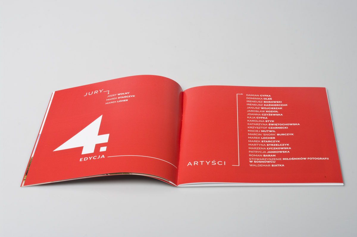 Katalog Festiwalu Fotografii Industrialnej - projekt i druk