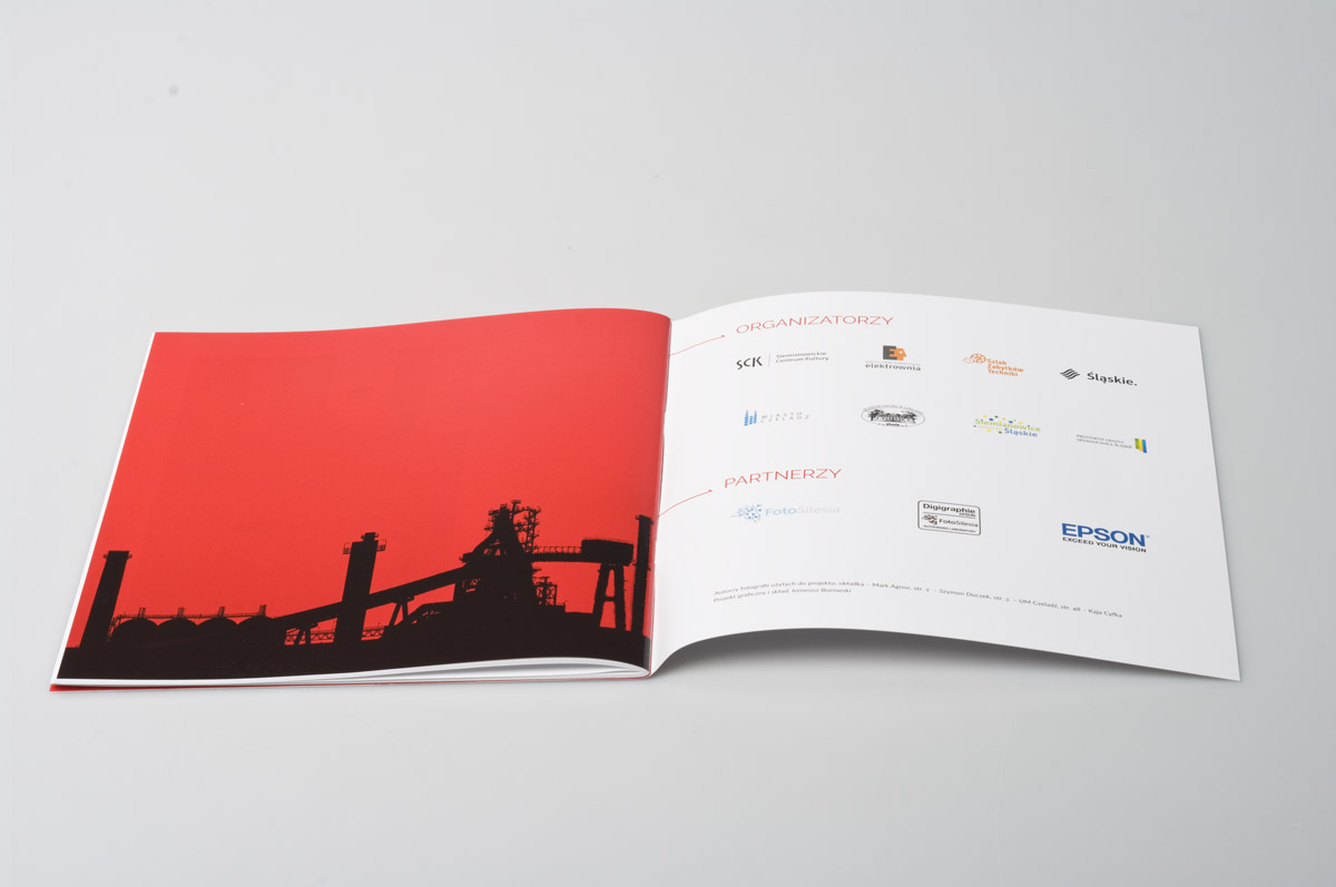 Katalog Festiwalu Fotografii Industrialnej - projekt i druk
